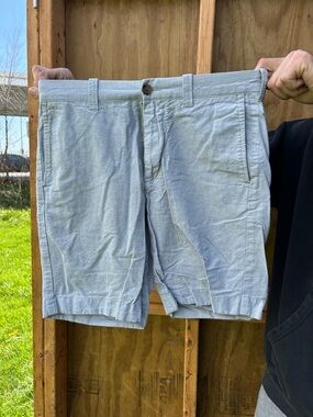 Men's Light Blue Casual Shorts
